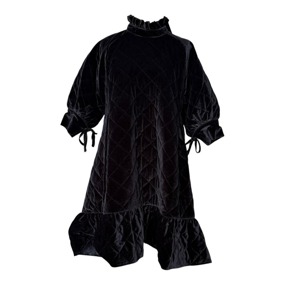 NWT Marielle Almelo Stokkelaar Dress Sarah Black Velvet